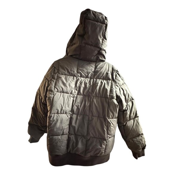 Abercrombie Kids Brown Jacket Size 13/14 Sherpa Insulated Puffer Jacket - Picture 4 of 10